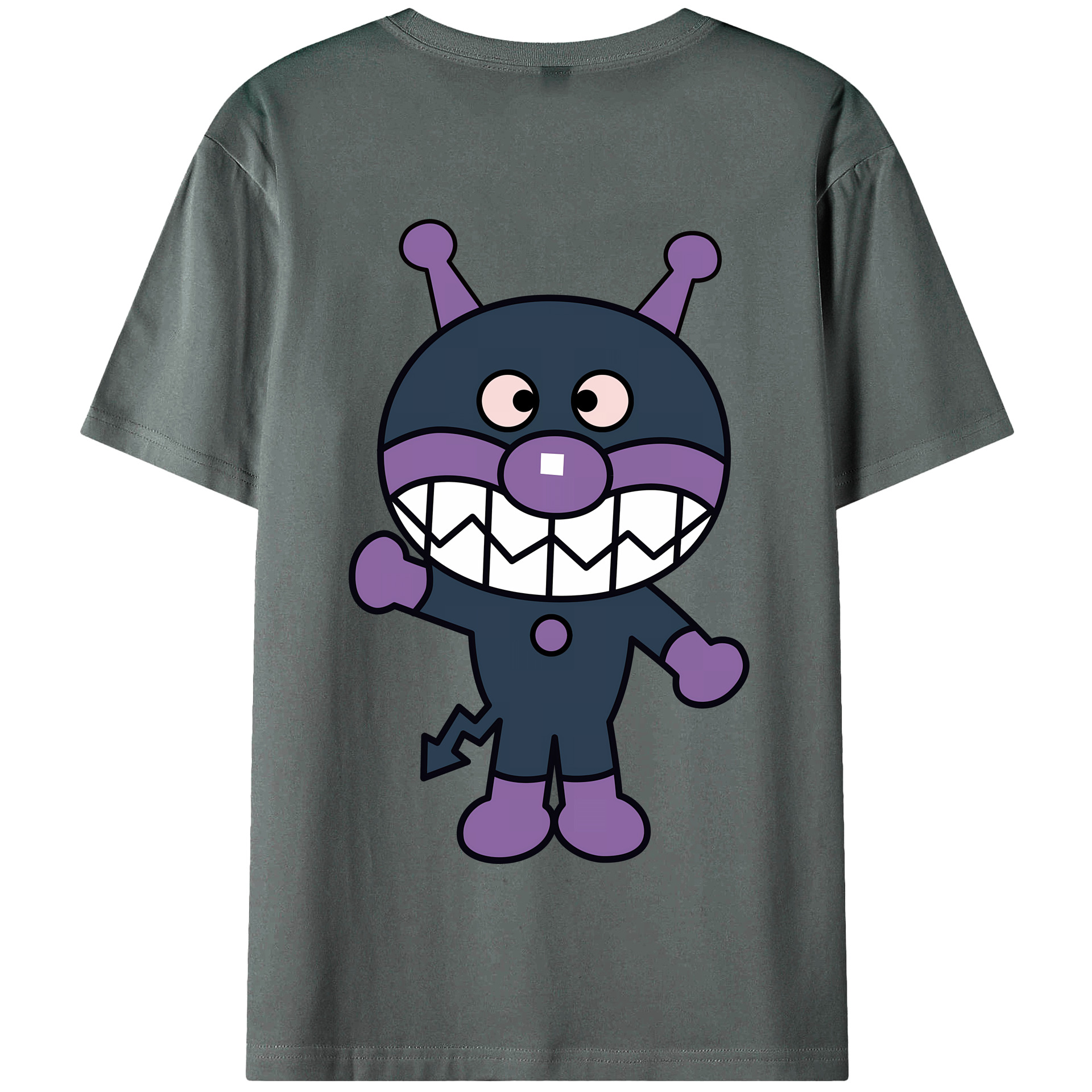 （画像用） アンパンマン Anpanman 綿100％半袖Tシャツ（背面プリント）